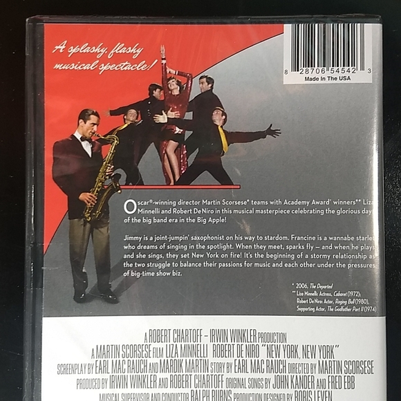 Factory Sealed New York, New York DVD by M. Scorcese feat De Niro & Minelli 1977 - Picture 3 of 6